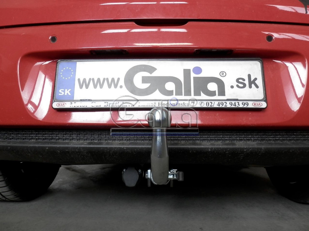 Фаркоп оцинкованный Galia K041A для Kia Soul 2014-(паспорт и сертификат в комплекте)(без электрики)
