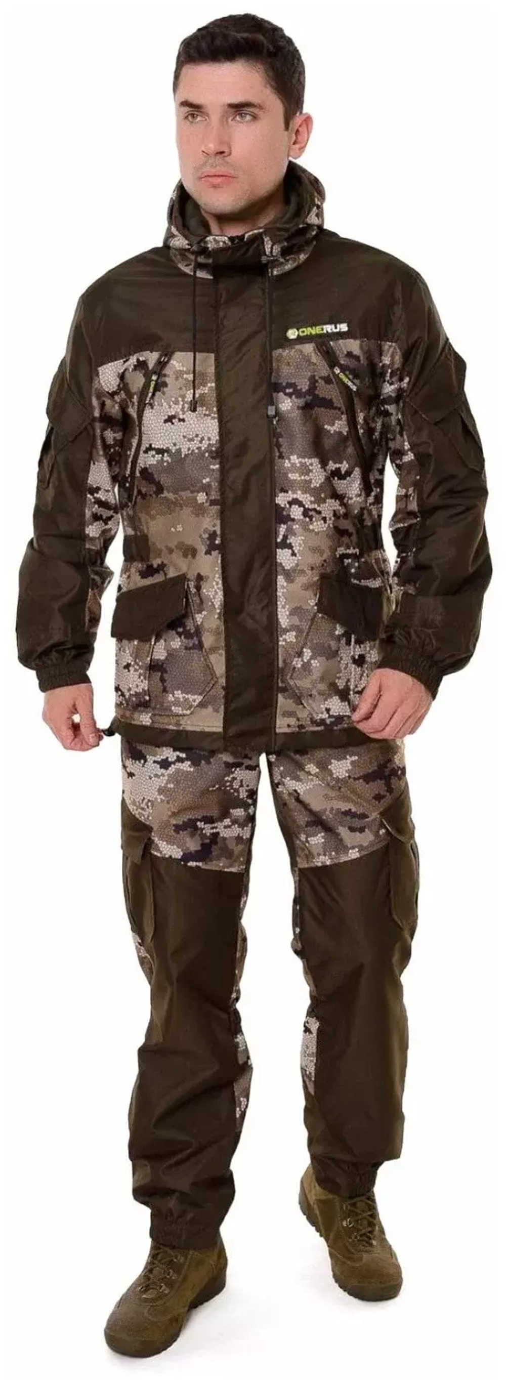 Демисезонный мужской костюм Onerus Горный -5 (Полофлис) Бежевый