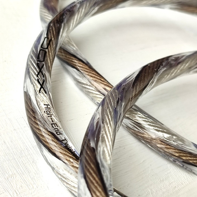 DAXX S192 Акустический кабель 12AWG (3.3мм.кв), класса Hi-End из посеребренной монокристаллической меди -1пог.м.-