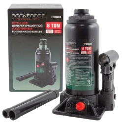 Домкрат бутылочный 8т с клапаном (h min 200мм,h max 400мм) RockForce##Rock FORCE RF-T90804(DS)