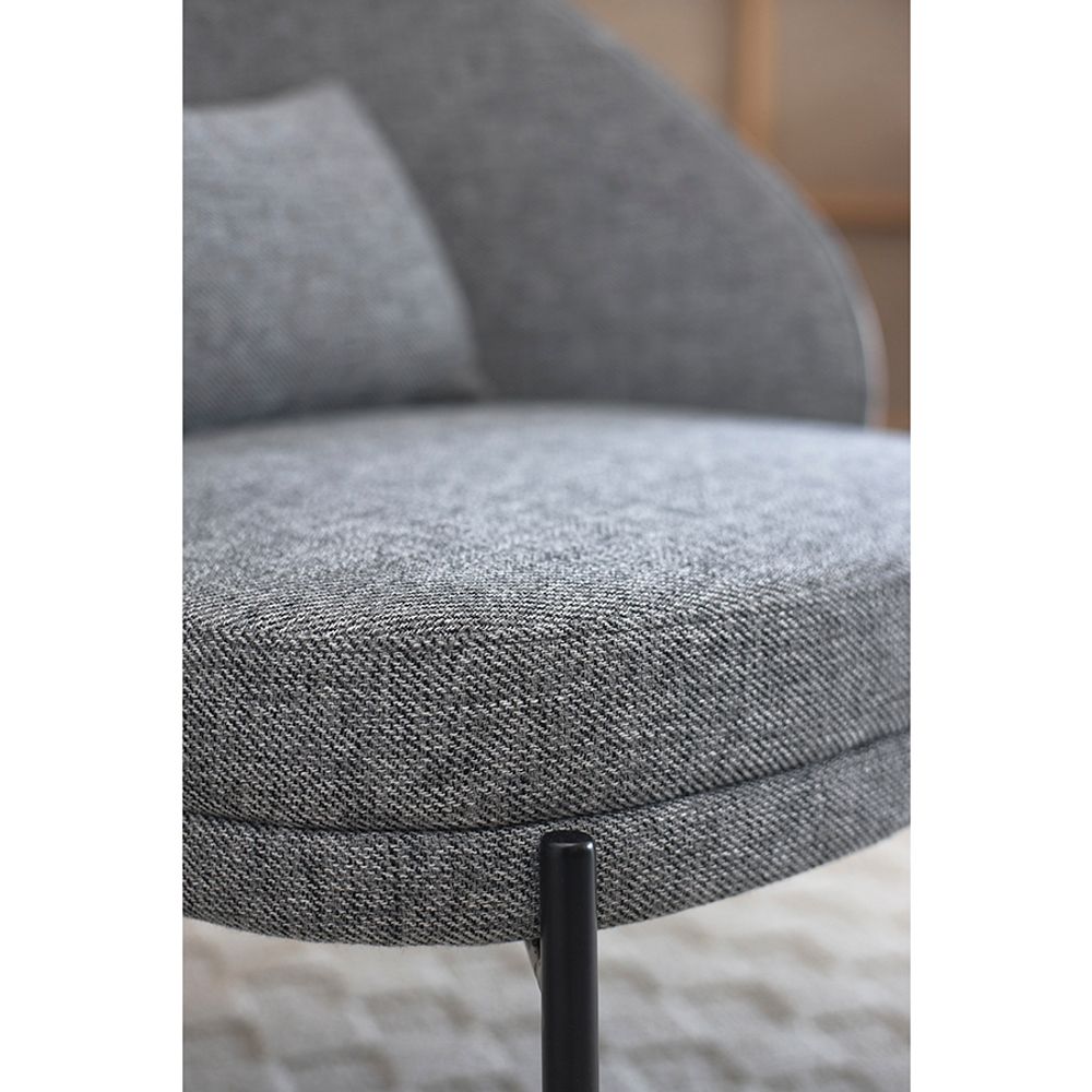 Кресло Cloud, рогожка, грифельно-серое