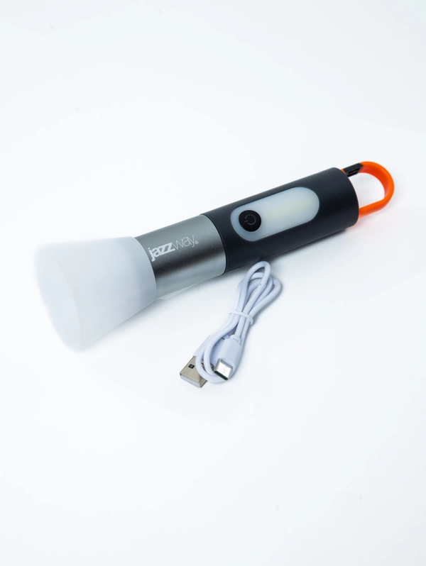 Фонарь ручной Фонарь JAZZway Accu1-L5W/L3W-bk, Li-Ion