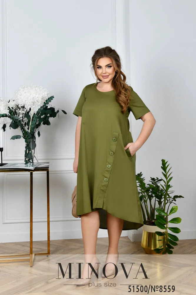 Платье 8559-хаки Minova