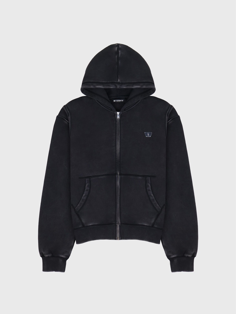 Худи на молнии MISBHV Teddy Zipped Hoodie Black