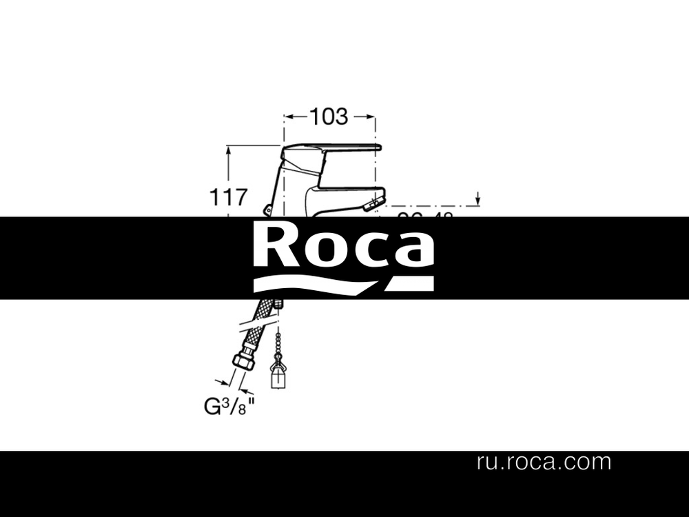 Смеситель Roca Victoria для раковины 5A3125C00