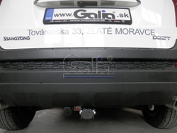 Фаркоп оцинкованный Galia S129C для Ssang Yong New Actyon 2011-(паспорт и сертификат в комплекте)(без электрики)