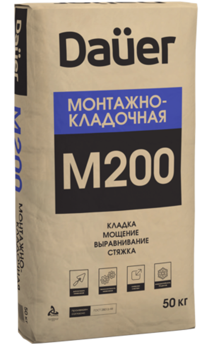Dauer® Сухая смесь М-200 Монтажно-кладочная