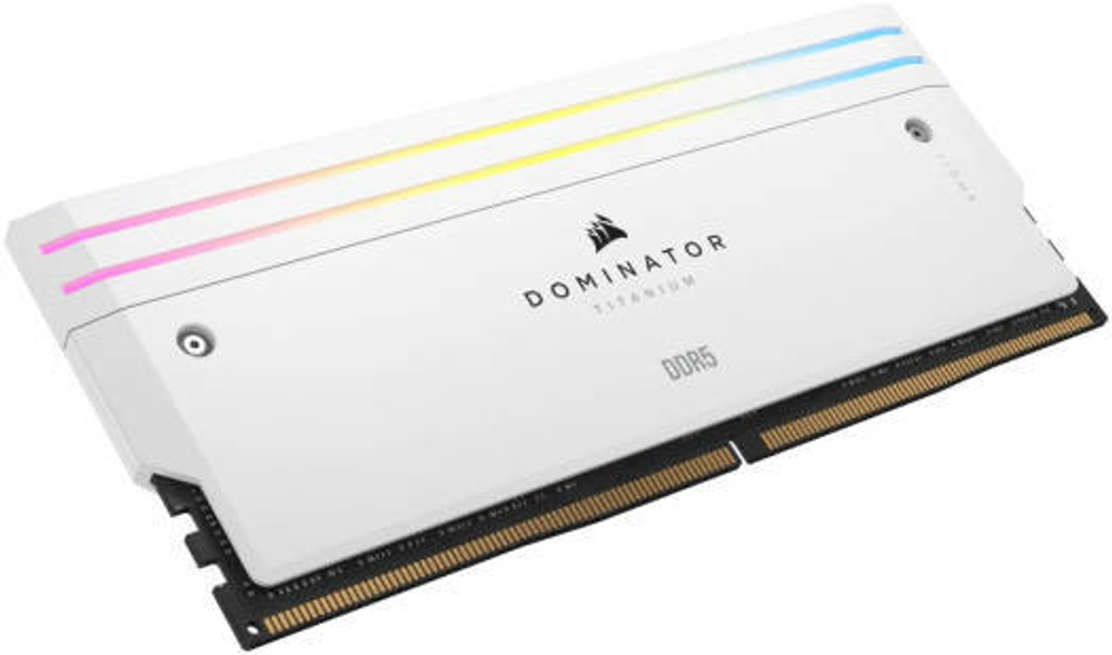 Оперативная память Corsair Dominator Titanium RGB DDR5-7000/7200 32-128 ГБ (чёрный / белый)