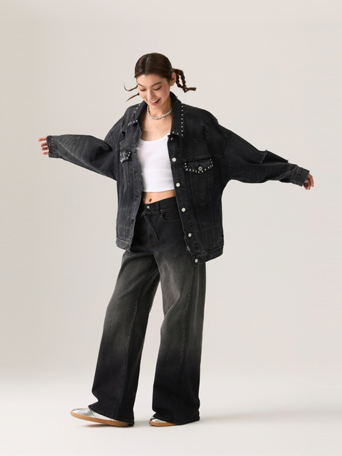 Женские свободные прямые джинсы Levi's XL Straight A8701-0025