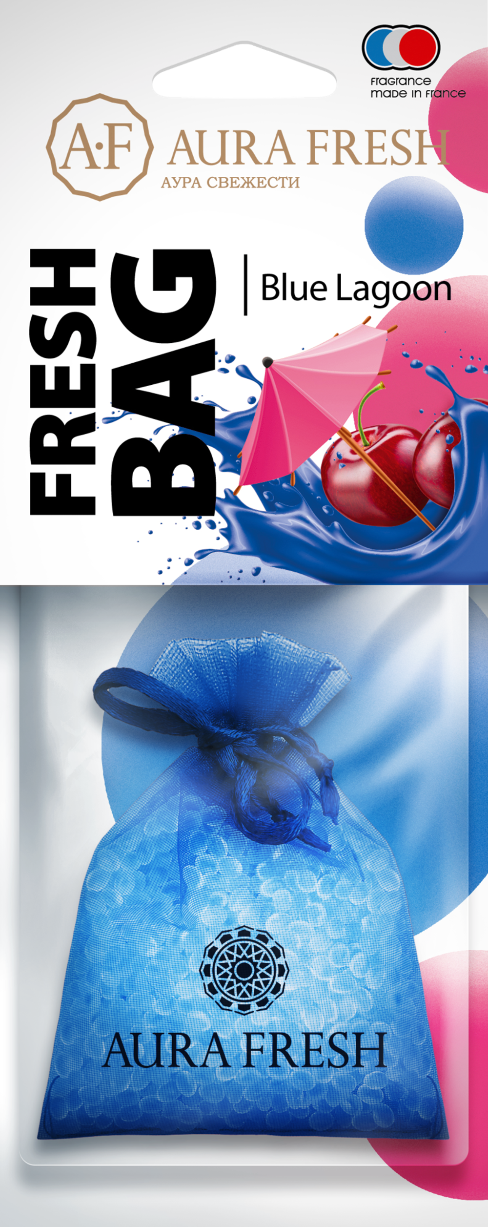 Аром-р AURA FRESH FRESH BAG Blue Lagoon  Ароматизатор воздуха мешочек