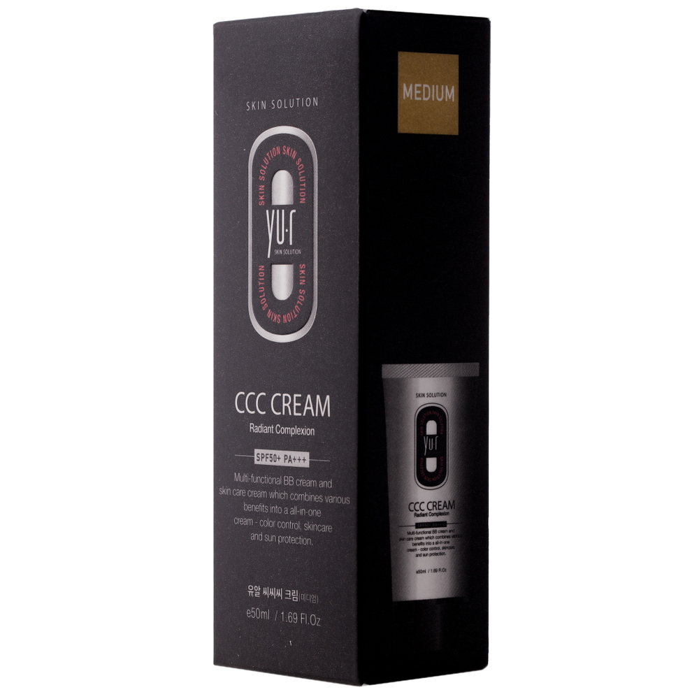 YU.R Корректирующий крем для лица - ССС Cream Medium (Средний беж), 50 мл, SPF50+