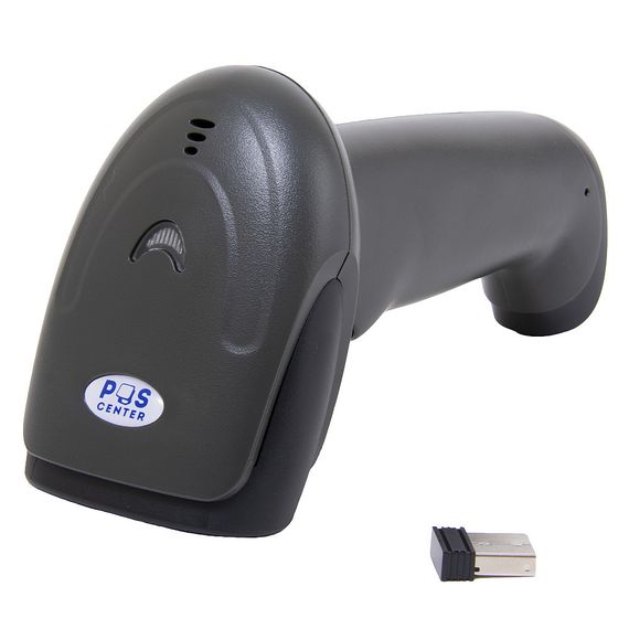 Сканер беспроводной, Poscenter 2D BT, черный, USB кабель, USB адаптер (Egipos)