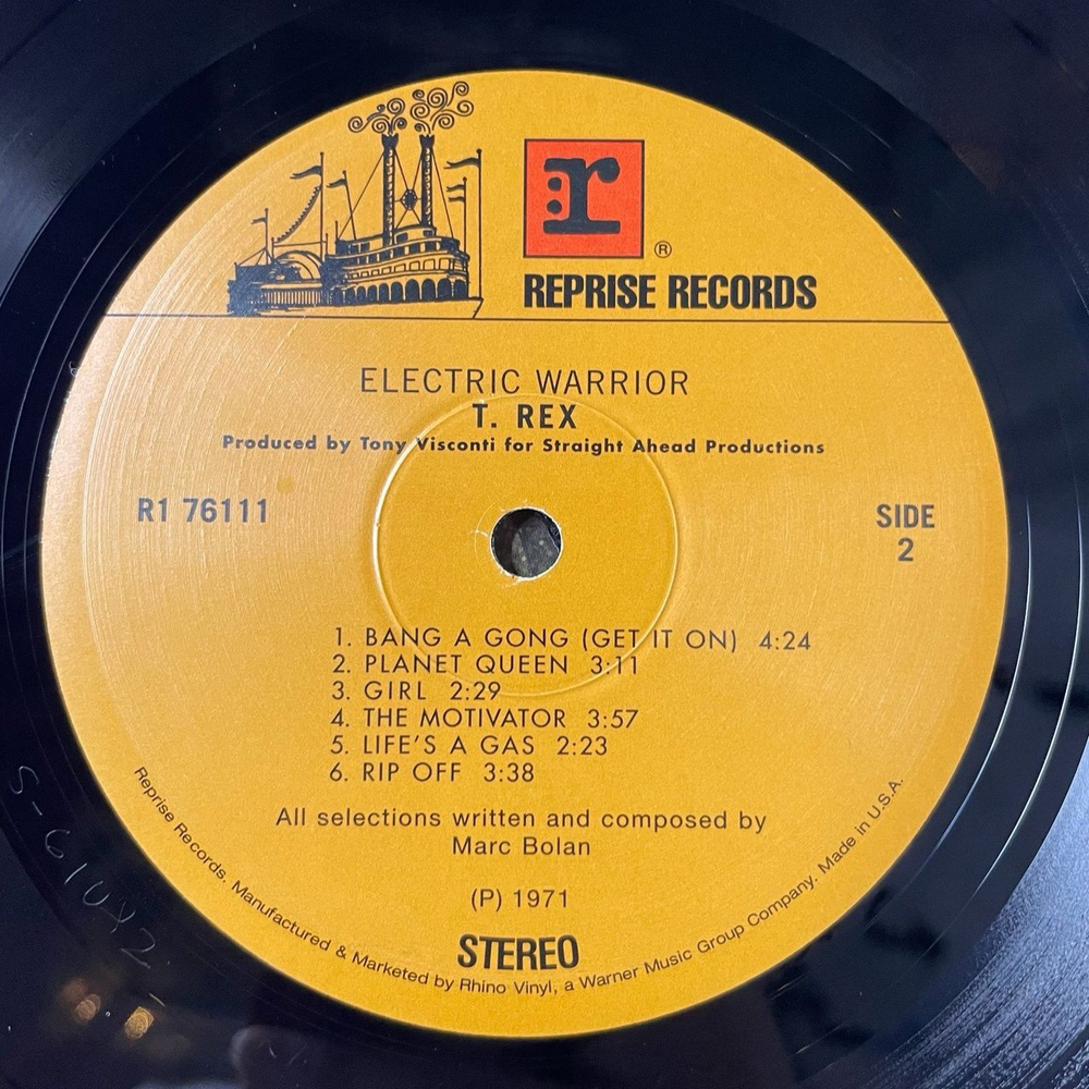 Винтажная виниловая пластинка LP T. Rex Electric Warrior (USA 2014)