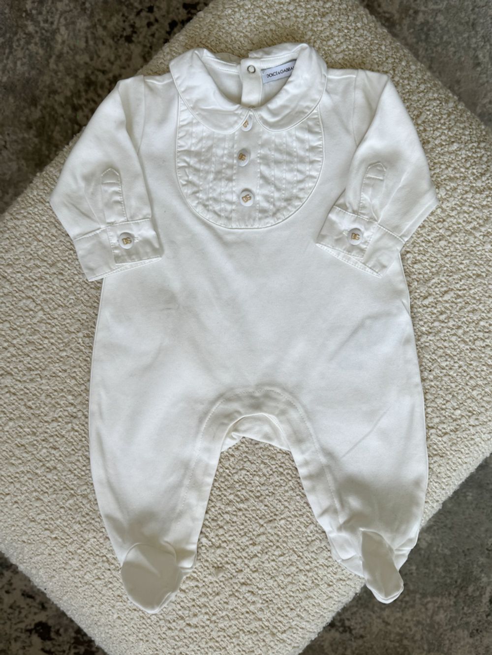 Новый хлопковый комбинезон слип Dolce & Gabbana, 56