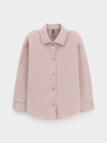 рубашка  для девочки  КР 302812/розовый лед к577