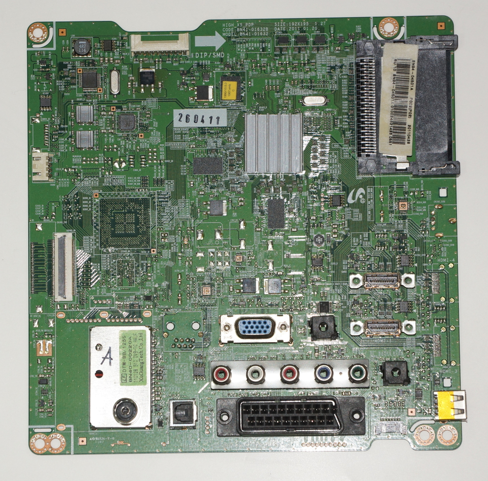 BN41-01632B BN94-04501A mainboard для телевизора Samsung 43"