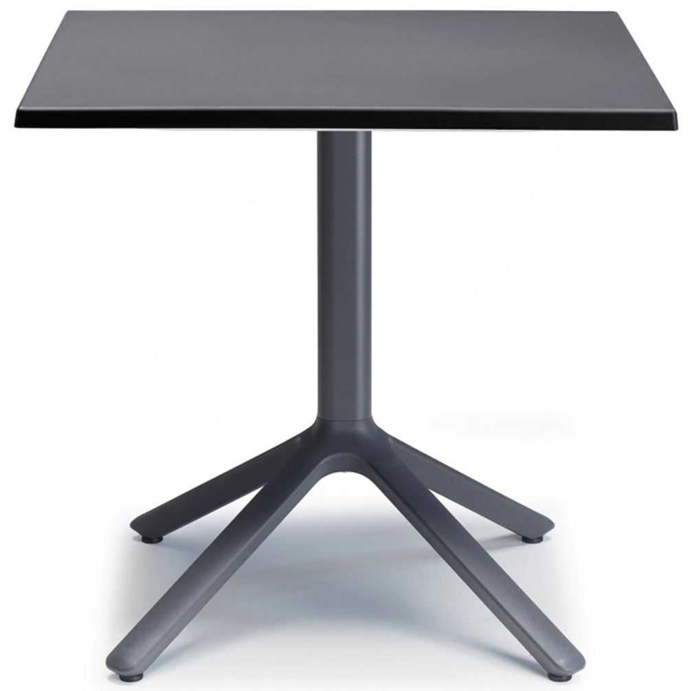 Стол пластиковый обеденный Scab Design Eco Fixed, антрацит