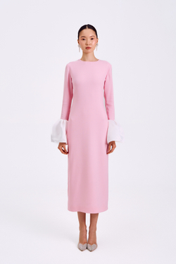 платье Колокольчик розовое