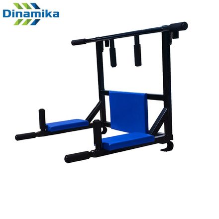 Турник-брусья-пресс навесной на шведскую стенку с мягкими элементами перевертыш (цвет черный)