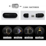 Насадка с вибропулей и кольцом для мошонки (13,7*4 см)