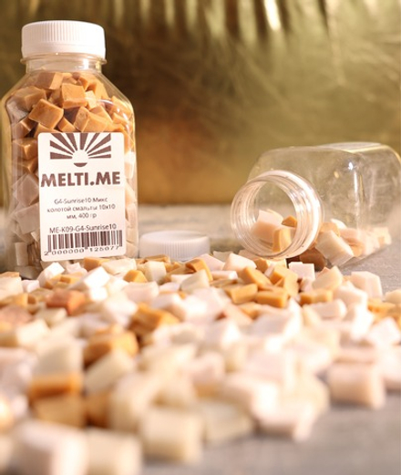 G4-Sunrise10 Микс колотой смальты 10х10 мм, 400 гр