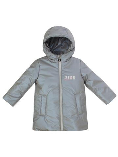 Полупальто "Лилия" серебро р. 98 (АксАрт)