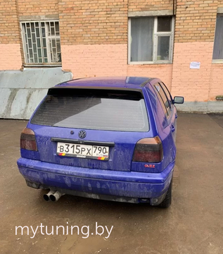 Козырек на заднее стекло для Volkswagen Golf 3