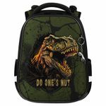 Ранец BRAUBERG PREMIUM, 2 отделения, с брелоком, "Dino attack", 3D-панель, 38х29х16 см, 272016