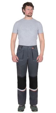 Брюки "Сириус-Родос" (т.серый/черный)