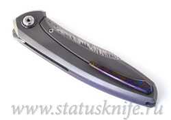 Нож Чебуркова "Русский" Перьевой Дамаскфотография - 9