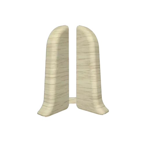 Торцевые (пара) для плинтуса 55мм "Идеал Классик", 263 Клен северный