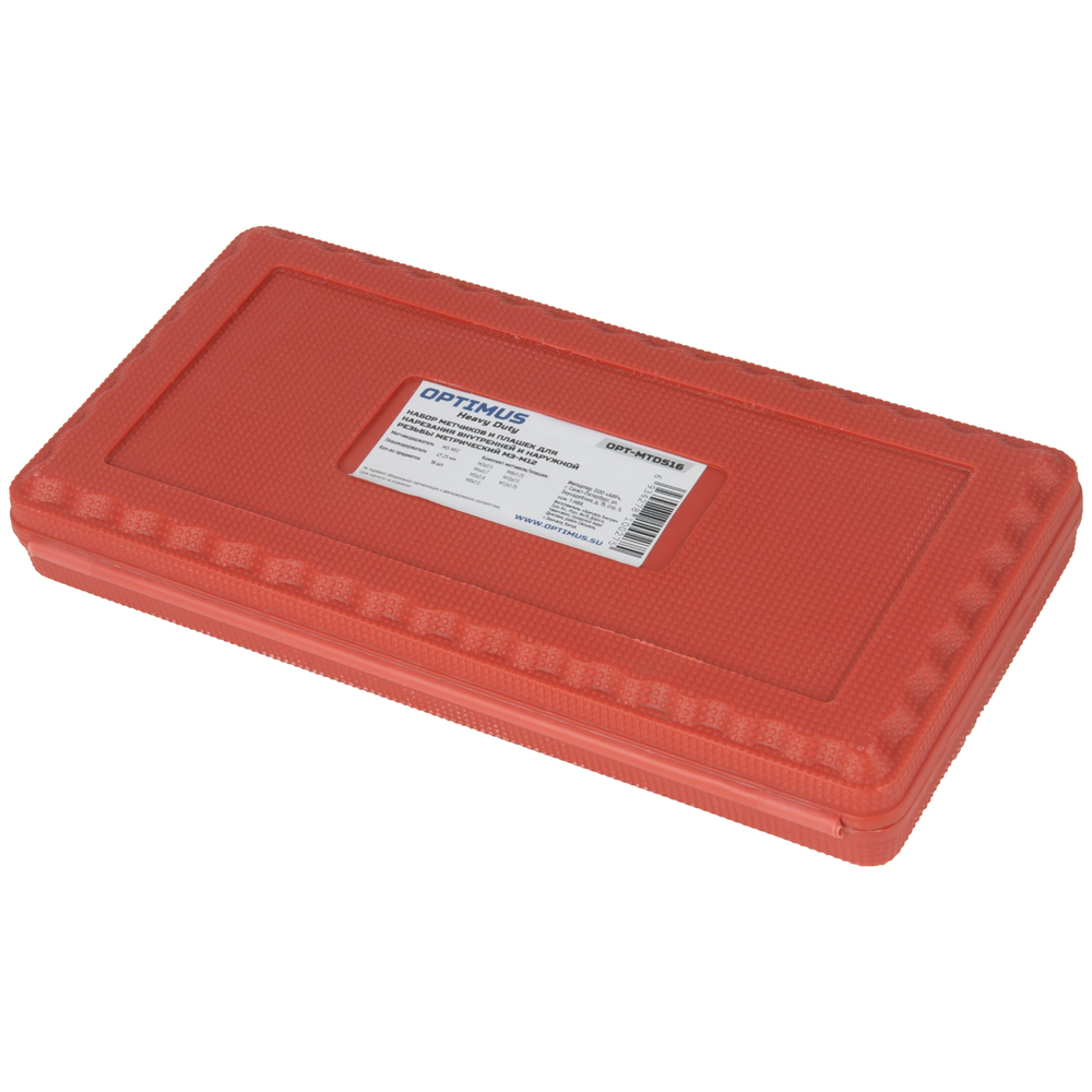 OPT-MTDS16 Набор метчиков и плашек М3-М12, метрическая резьба, 16 предметов