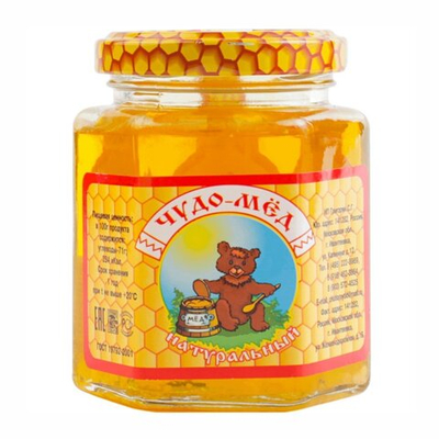 Мёд натуральный, Чудо-мёд, 0,25