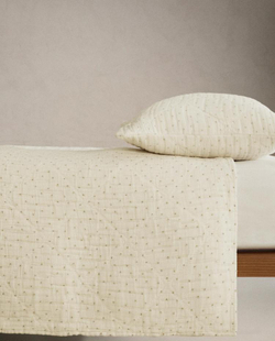 ZARA HOME ДЕТСКОЕ ПОКРЫВАЛО ИЗ МУСЛИНА, ЗЕЛЕНЫЙ