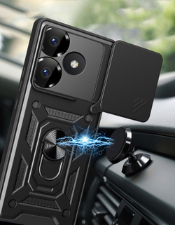 Чехол с кольцом Bumper Case для Poco F6