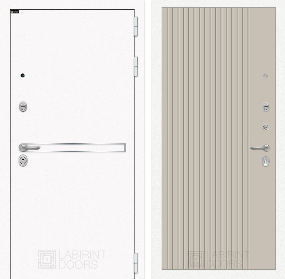 Входная дверь Лабиринт ЛАЙН ВАЙН - 29 Капучино
