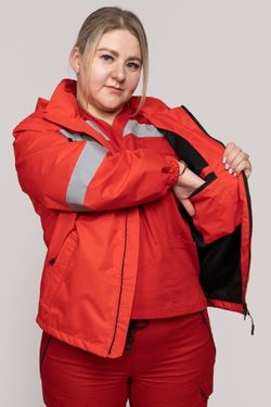 Ветровка Скорая помощь MedicLine женская цв. КРАСНЫЙ
