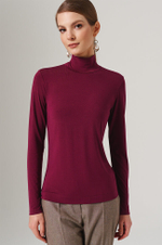 23133 Водолазка женская (бордовый)