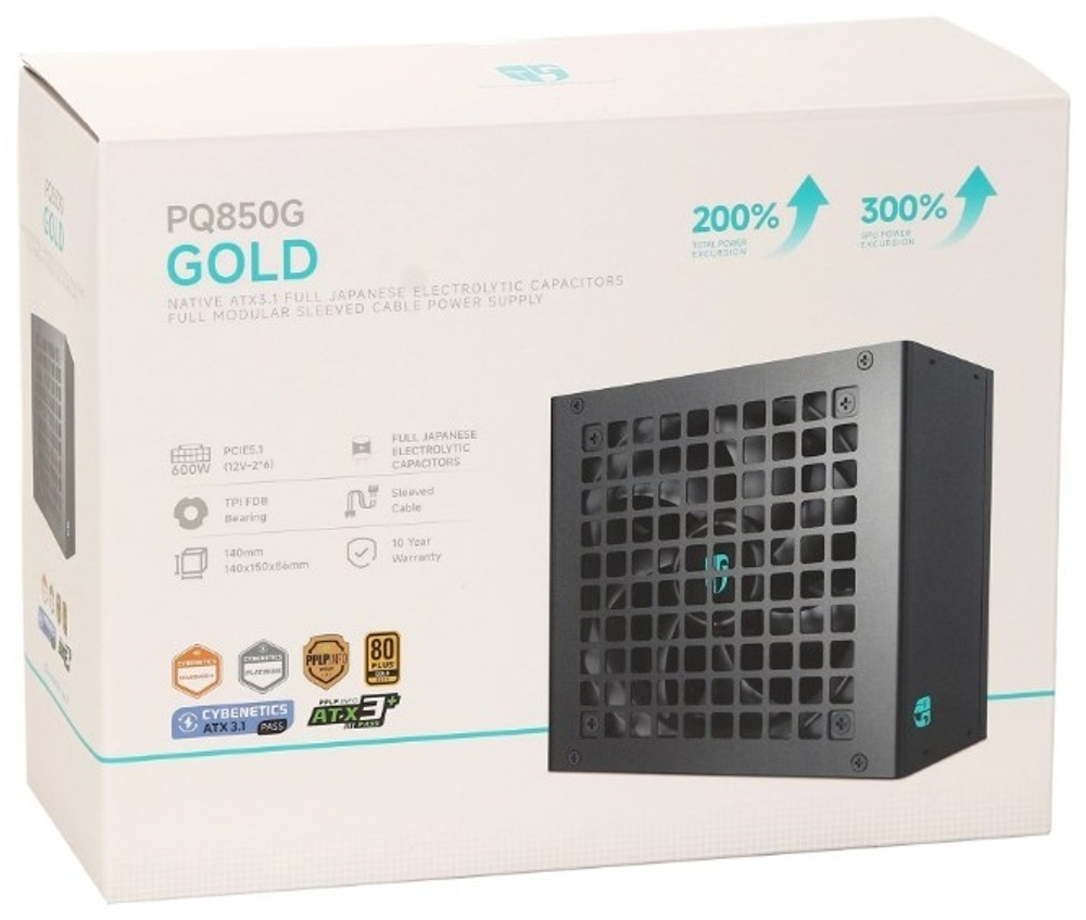 Блок питания GamerStorm PQ850G-FD (R-PQ850G-FD0B-WGEU-V1) 850 Вт