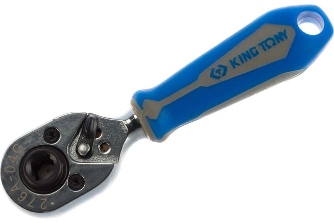 KING TONY (2515MR) Набор вставок (бит) и головок с трещоткой 1/4", TORX, HEX, Phillips, 15 предметов