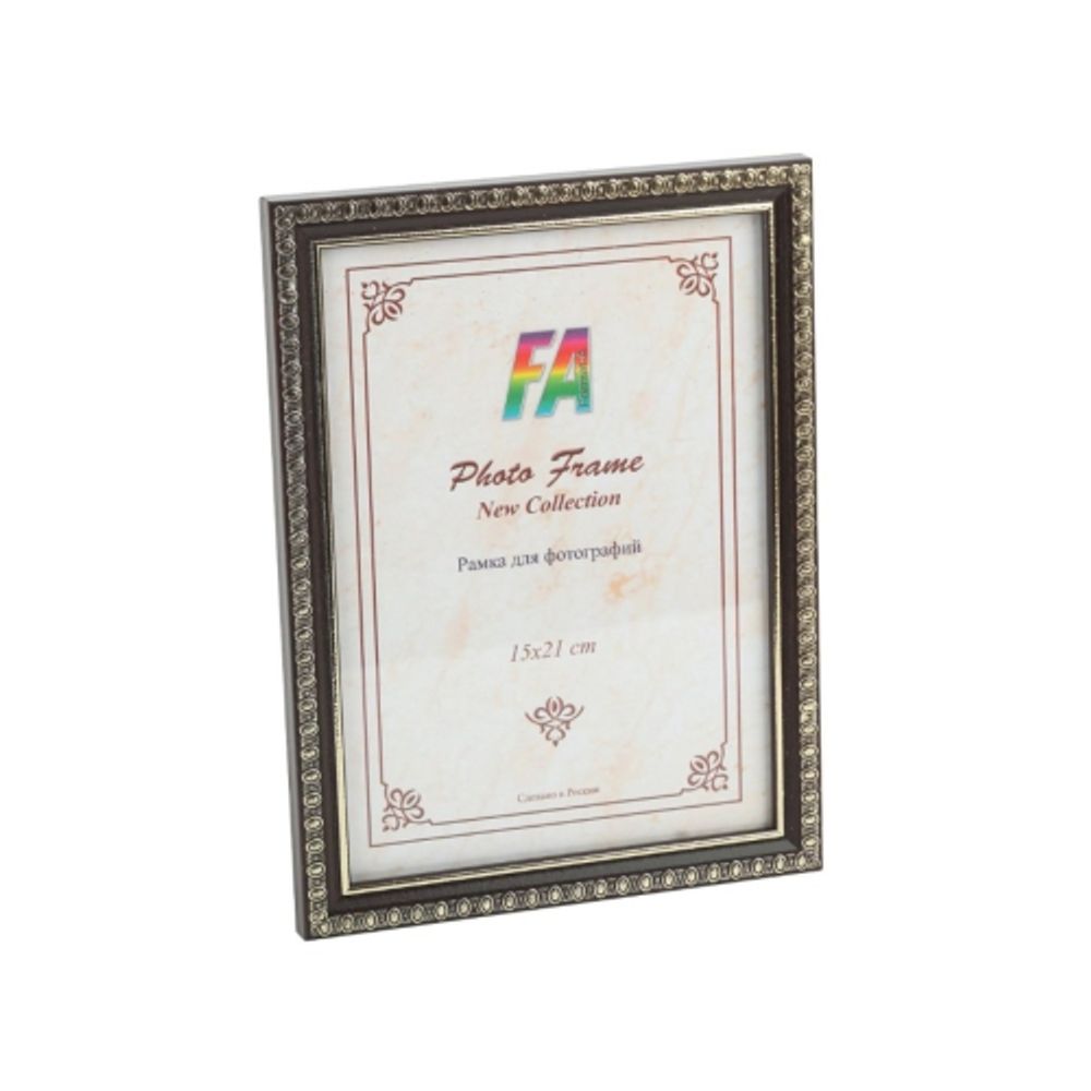 Фоторамка FA Камея 21х30 пластиковая со стеклом цвет венге | FA фототовары