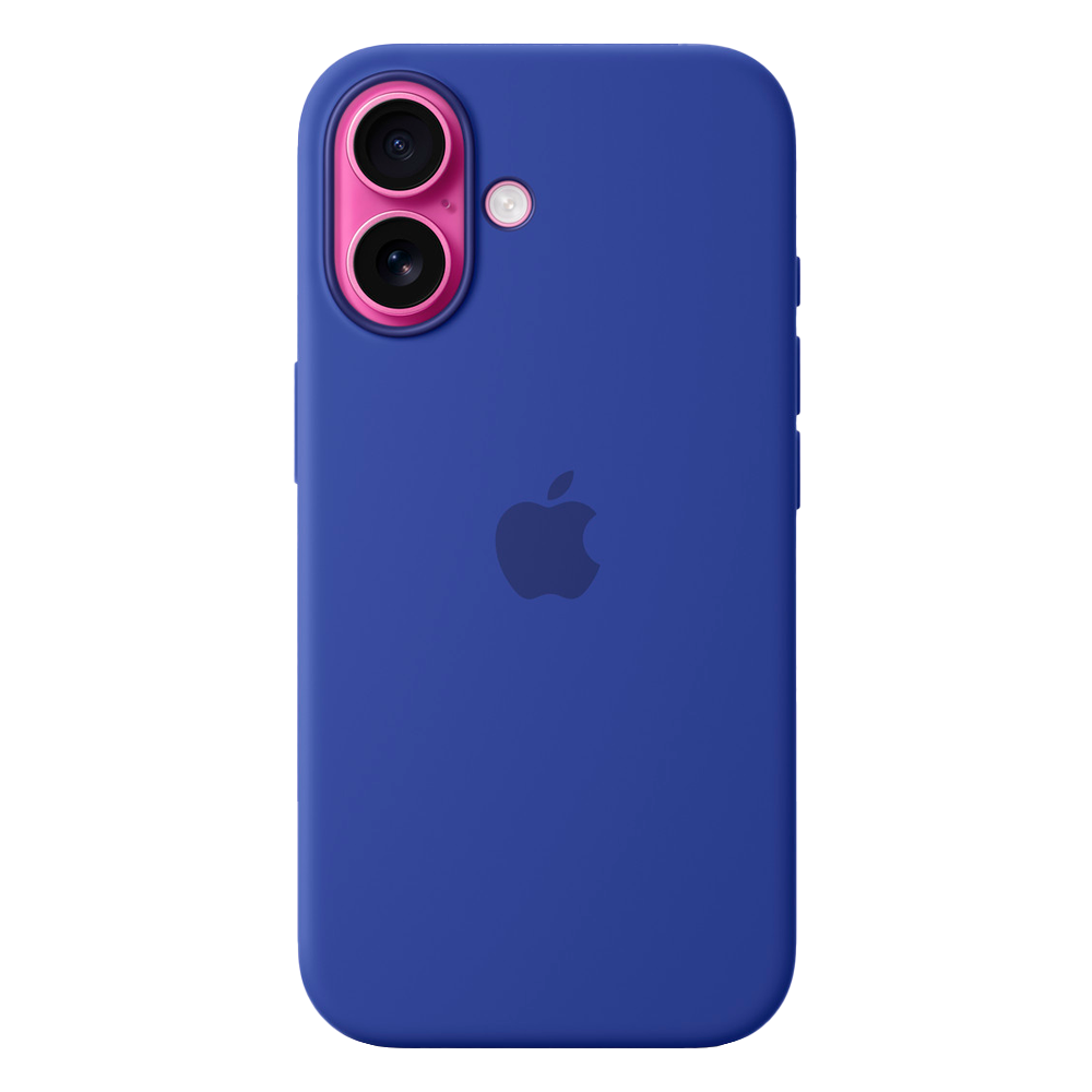Силиконовый чехол с поддержкой MagSafe Apple Silicone Case для iPhone 16, Ultramarine (Ультрамарин)
