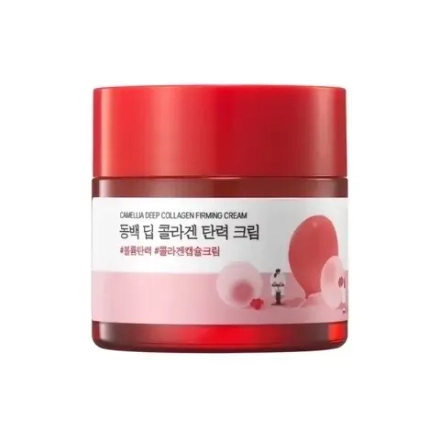 Укрепляющий коллагеновый крем с камелией Round Lab Camellia Deep Collagen Firming Cream 50 мл