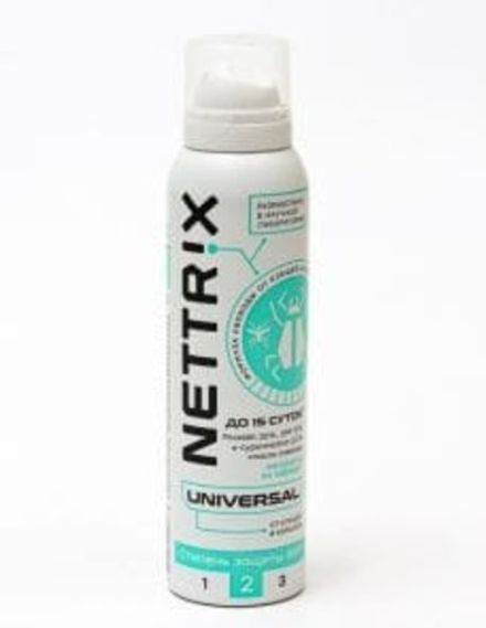 Аэрозоль от клещей и комаров NETTRIX 150 мл (1/24)