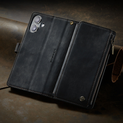 Многофункциональный чехол-кошелек CaseMe 3 in 1 Matte Wallet для iPhone 17