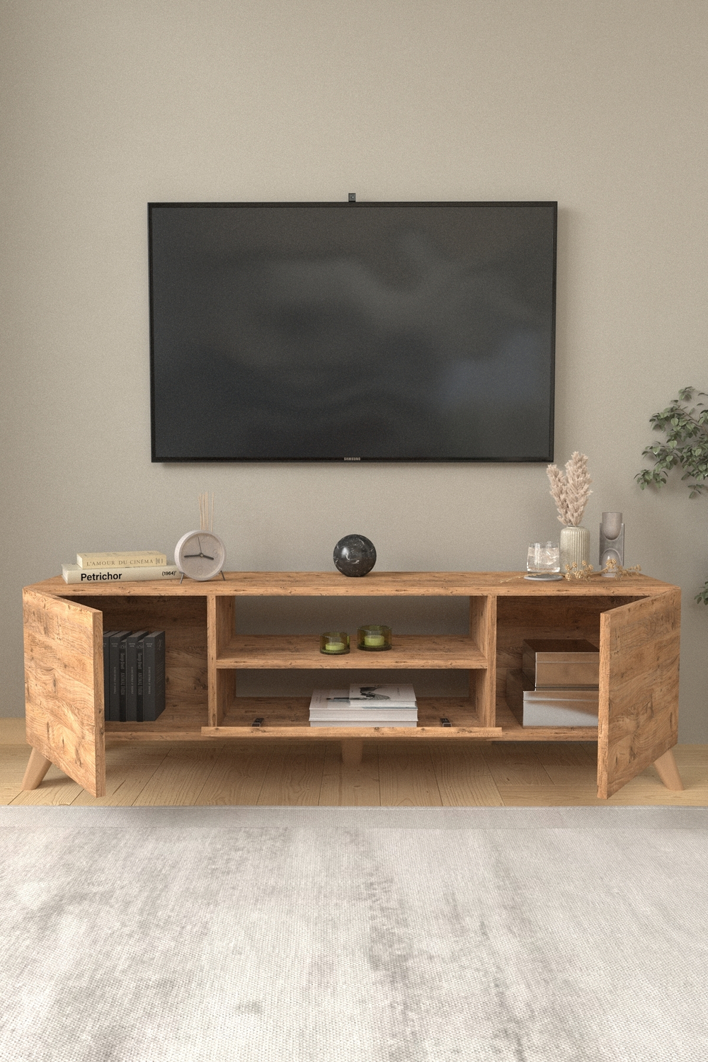 Декоративная тумба TV - сосна