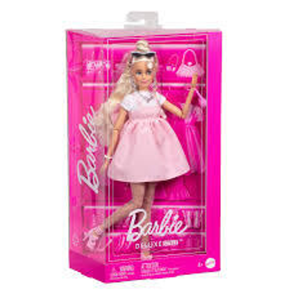 Кукла Barbie Deluxe Style HYV27 со светлыми волосами — оригинальная Барби Mattel