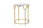Стол журнальный Garda Decor Garda Decor с мраморной столешницей d45*60 см