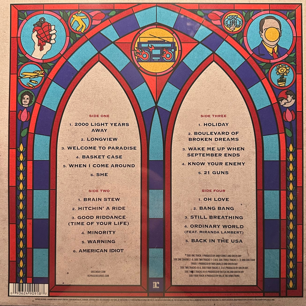 Green Day ‎– Greatest Hits: God's Favorite Band 2LP (Европа 2017г.)