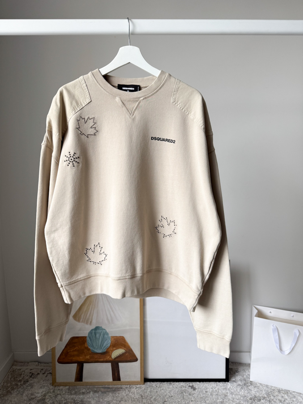 Хлопковый свитшот Dsquared2, XL